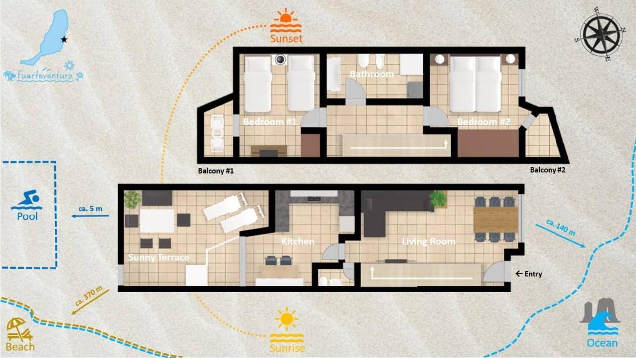 Casita Calma Fuerteventura Villa Caleta De Fuste Kültér fotó